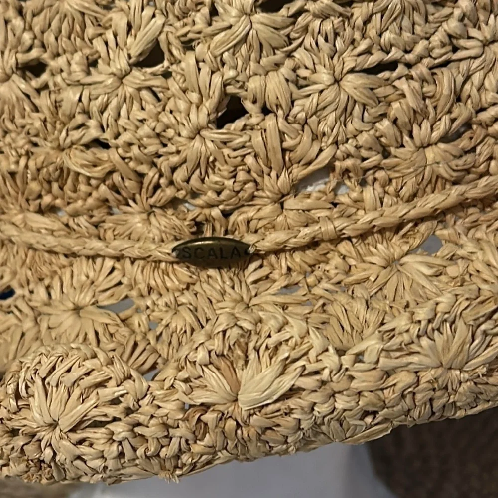 Women’s The Scala Collection Woven Natural Straw Sun Hat One Size